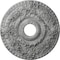Ekena Millwork Rose Ceiling Medallion (Canopies up to 7 1/4"), 18"OD x 3 1/2"ID x 1 1/2"P, Ultra Pure White Crackle CM18ROUWC - alternate 1